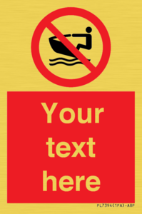 Custom No personal water craft